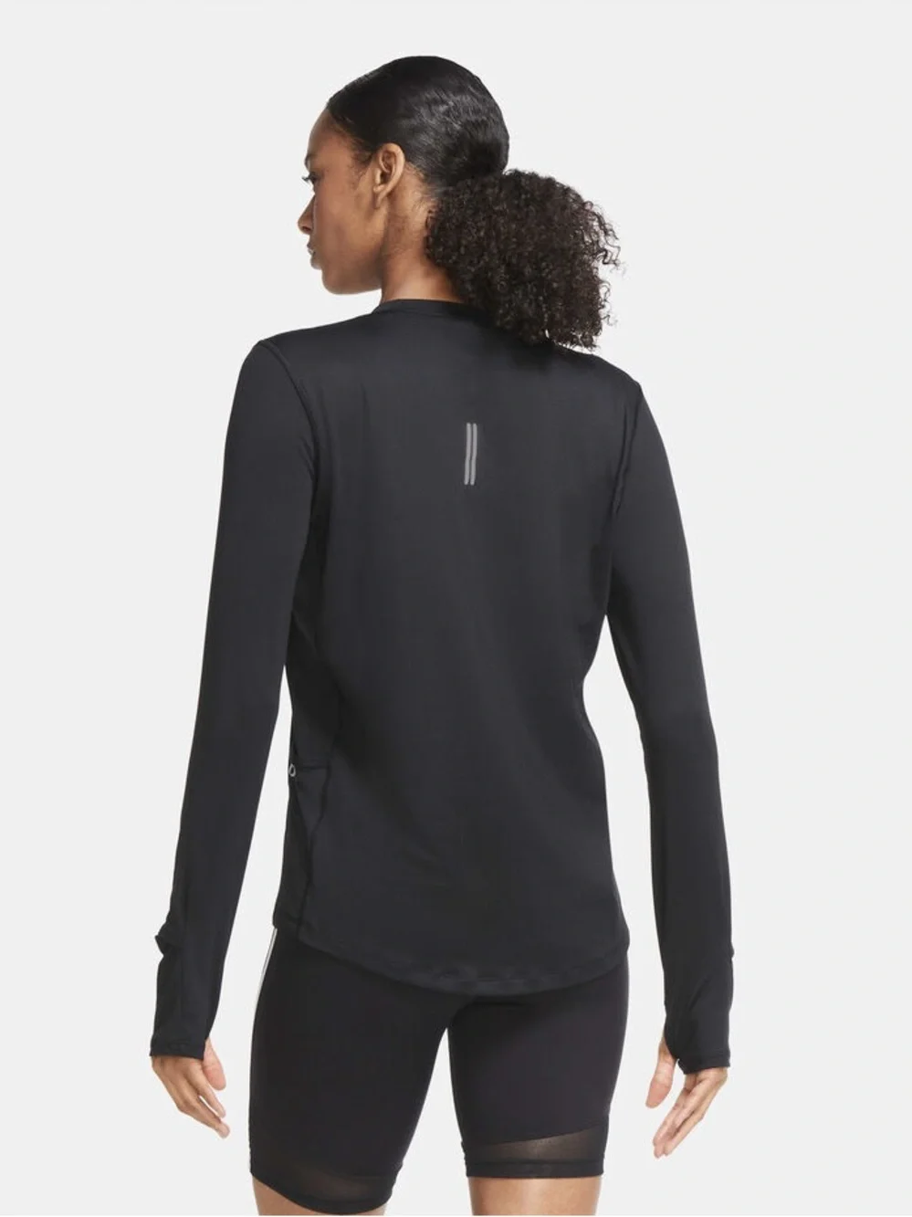 Nike Women’s Black Long-Sleeve Dri-FIT Training Top Small